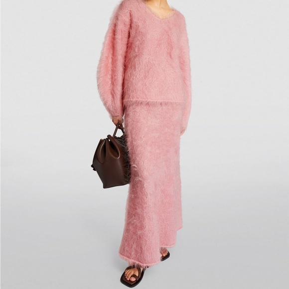 BY MALENE BIRGER Mohair-Blend Haime V-Neck Sweater - Picture 7 of 7